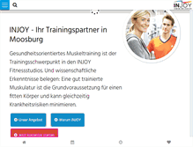 Tablet Screenshot of injoy-moosburg.de